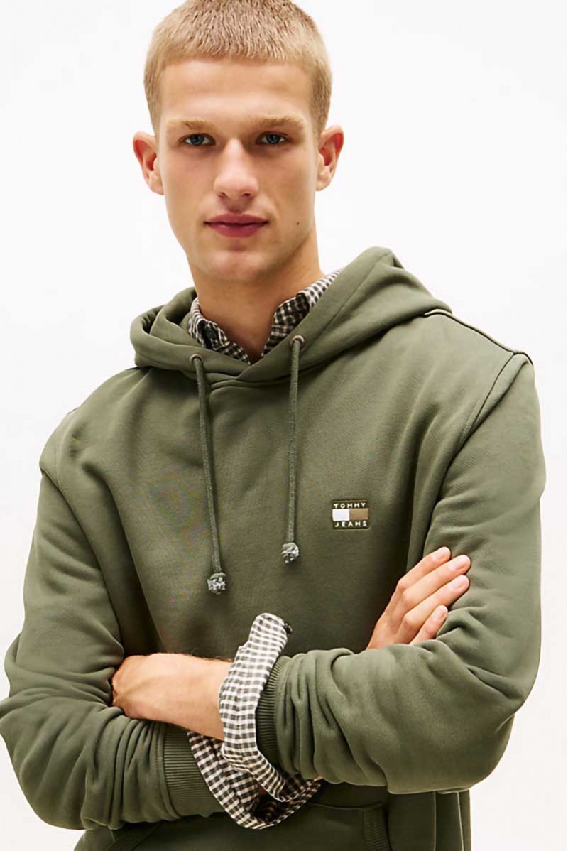 TOMMY HILFIGER FELPA CAPPUCCIO JEANSERIA