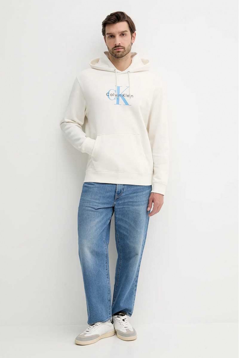 CALVIN KLEIN JEANS FELPA CAPPUCCIO JEANSERIA