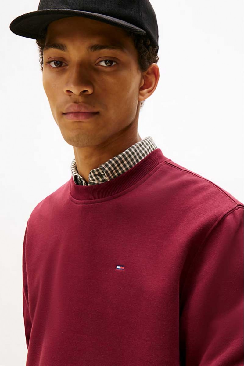 TOMMY HILFIGER FELPA GIROCOLLO JEANSERIA