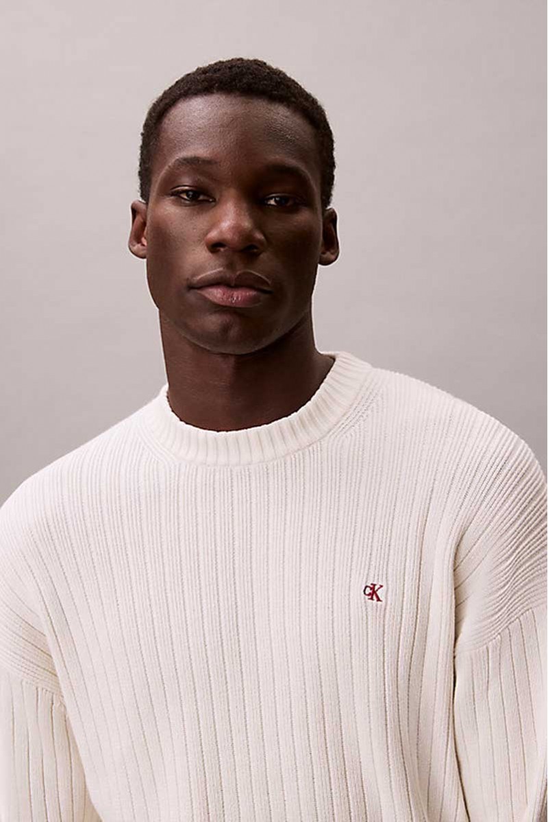 CALVIN KLEIN JEANS MAGLIA GIROCOLLO JEANSERIA