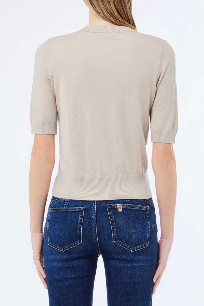LIU JO MAGLIA GIROCOLLO JEANSERIA