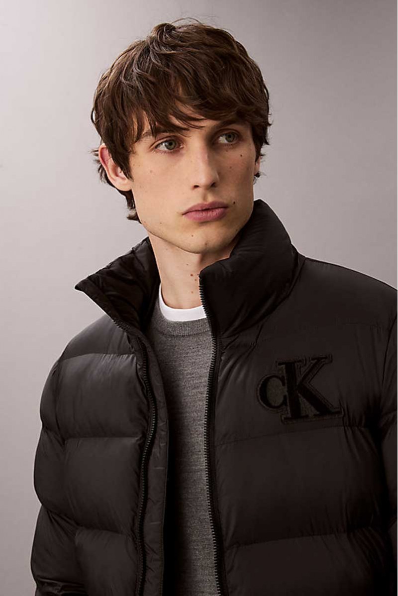 CALVIN KLEIN JEANS GIUBBOTTO CON CAPPUCCIO JEANSERIA