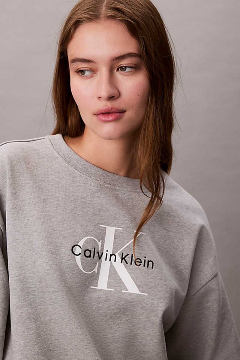 CALVIN KLEIN JEANS FELPA GIROCOLLO JEANSERIA