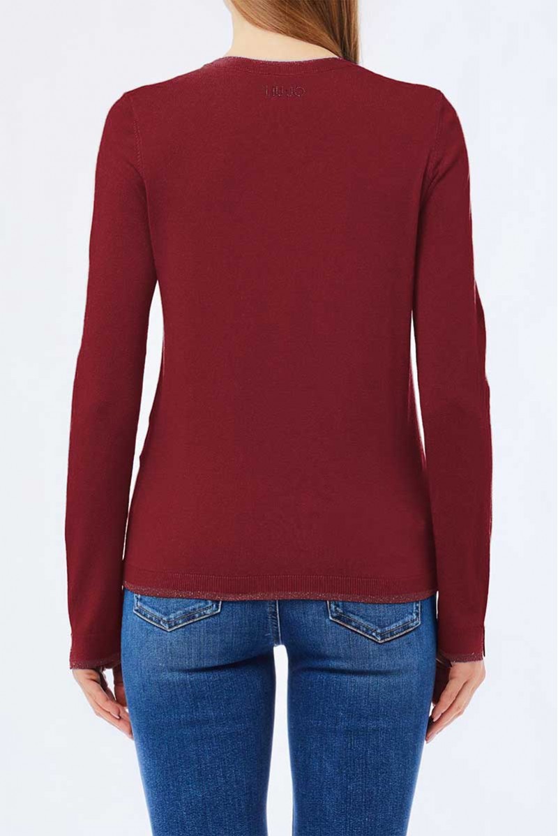 LIU JO MAGLIA GIROCOLLO JEANSERIA