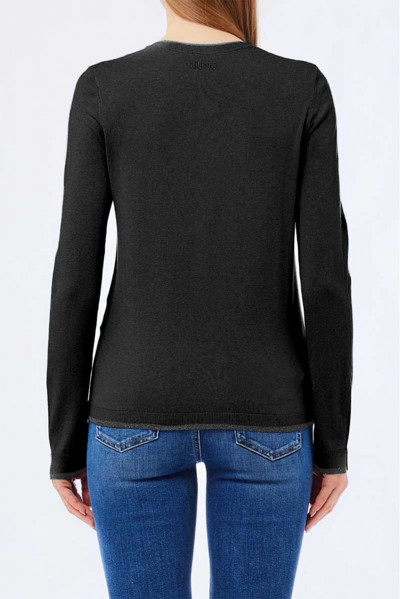 LIU JO MAGLIA GIROCOLLO JEANSERIA