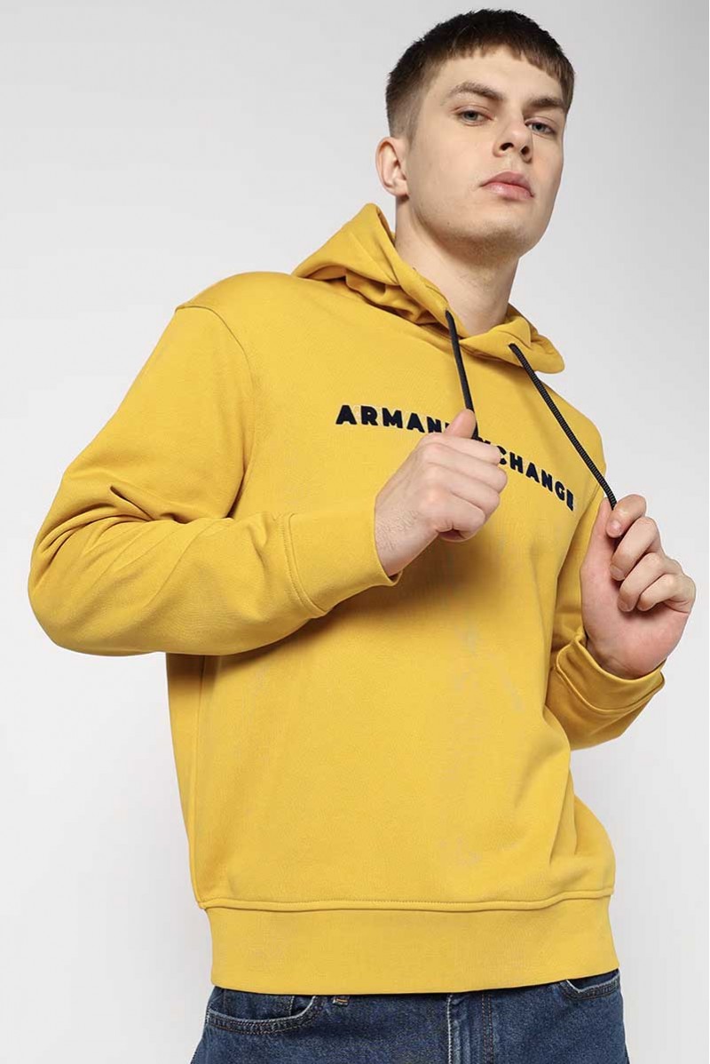 ARMANI EXCHANGE FELPA CAPPUCCIO CASUAL