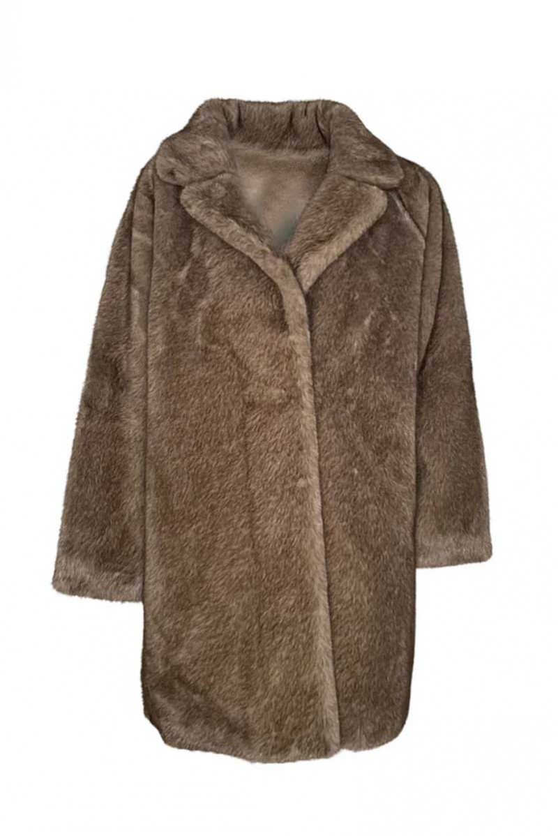 TAVUS GIACCONE PELLICCIA ECO CASUAL