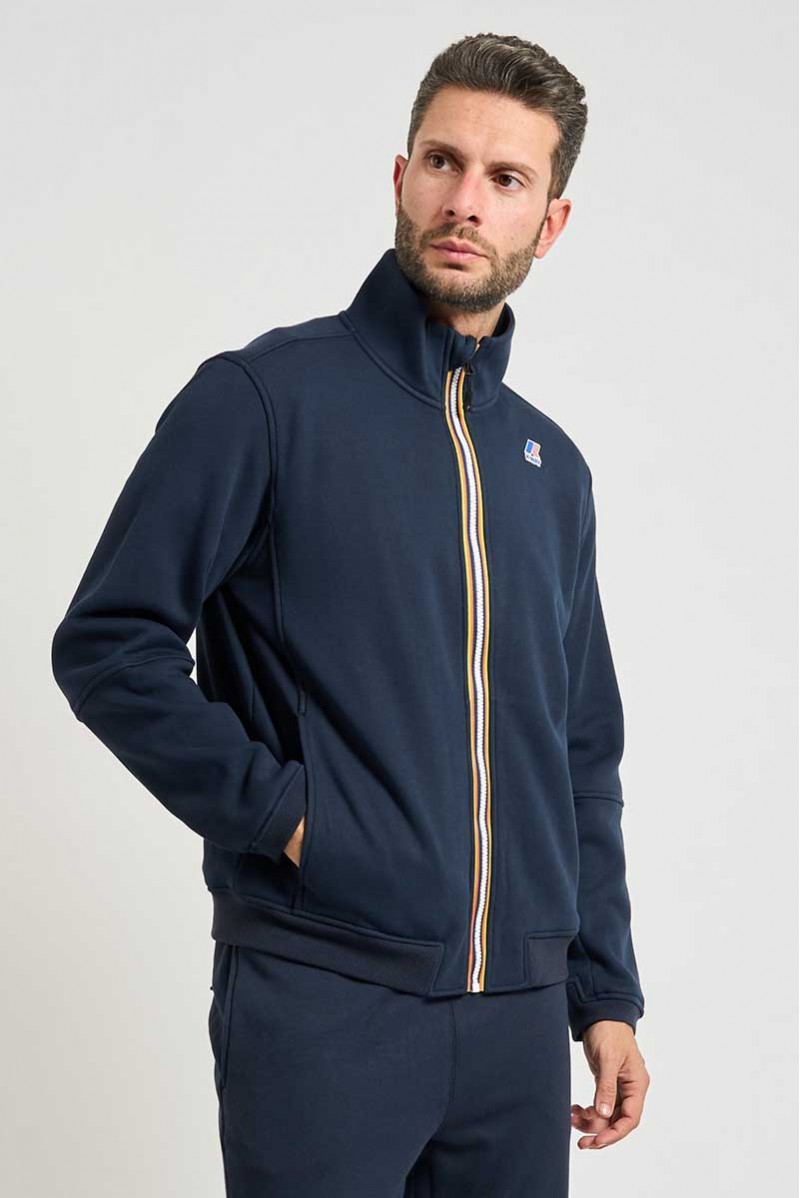 K.WAY FELPA TUTTA ZIP CASUAL