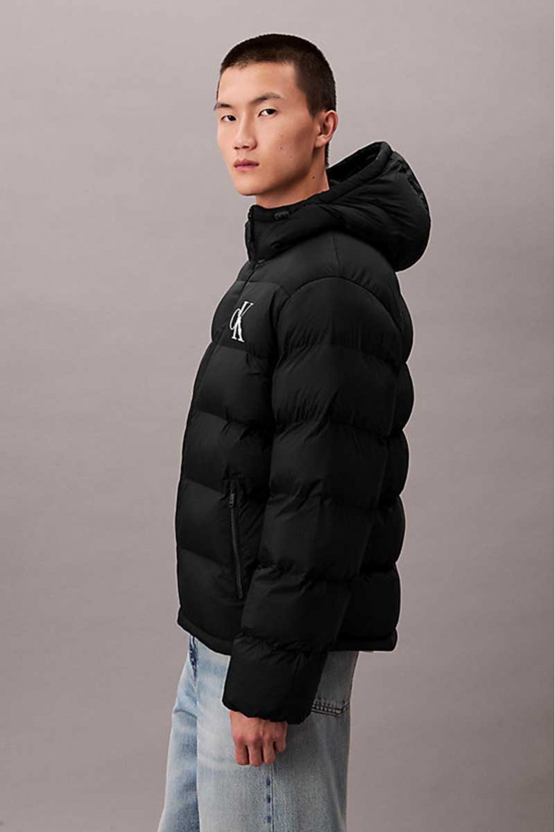 CALVIN KLEIN JEANS GIUBBOTTO CON CAPPUCCIO JEANSERIA