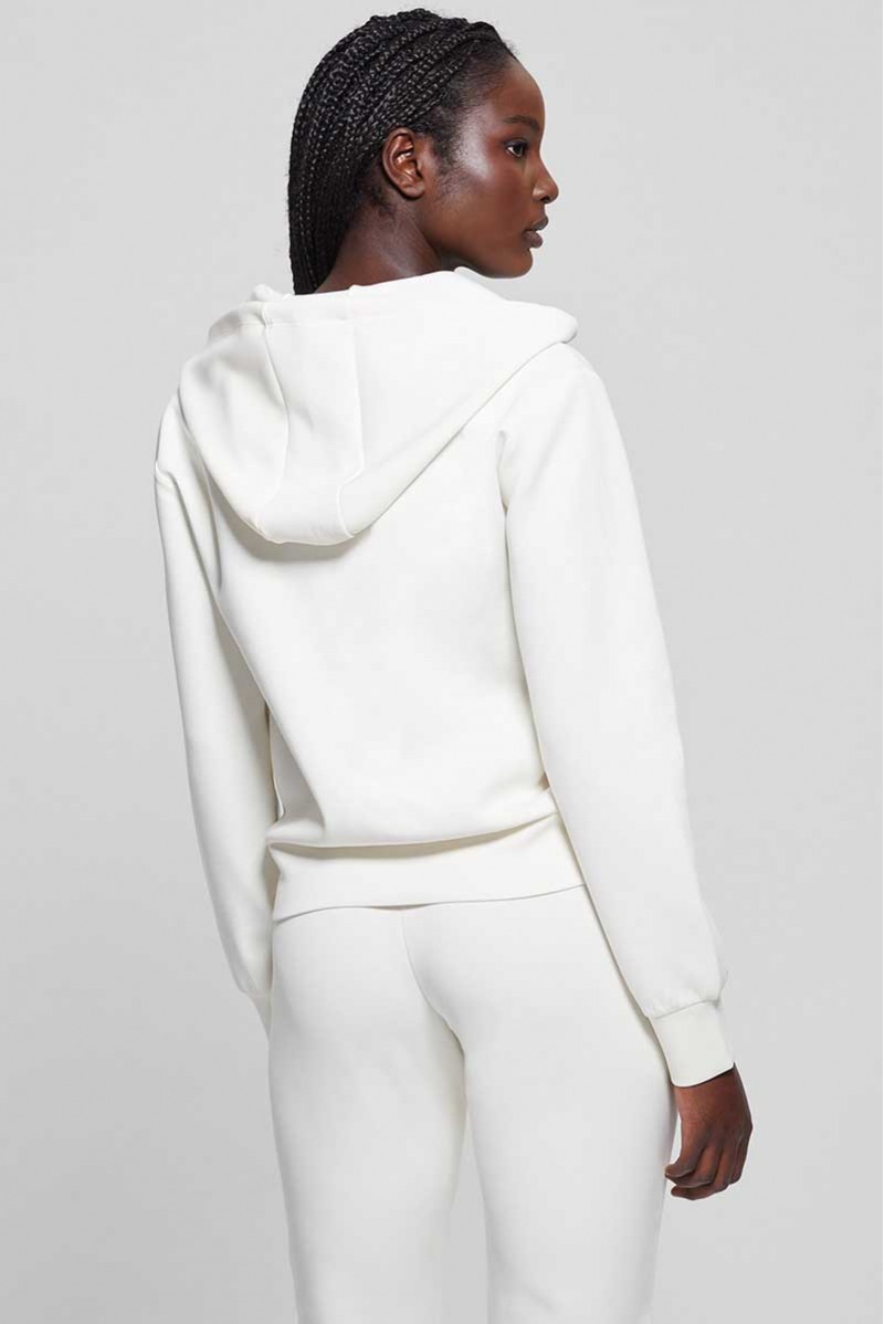 GUESS FELPA ZIP CAPPUCCIO JEANSERIA