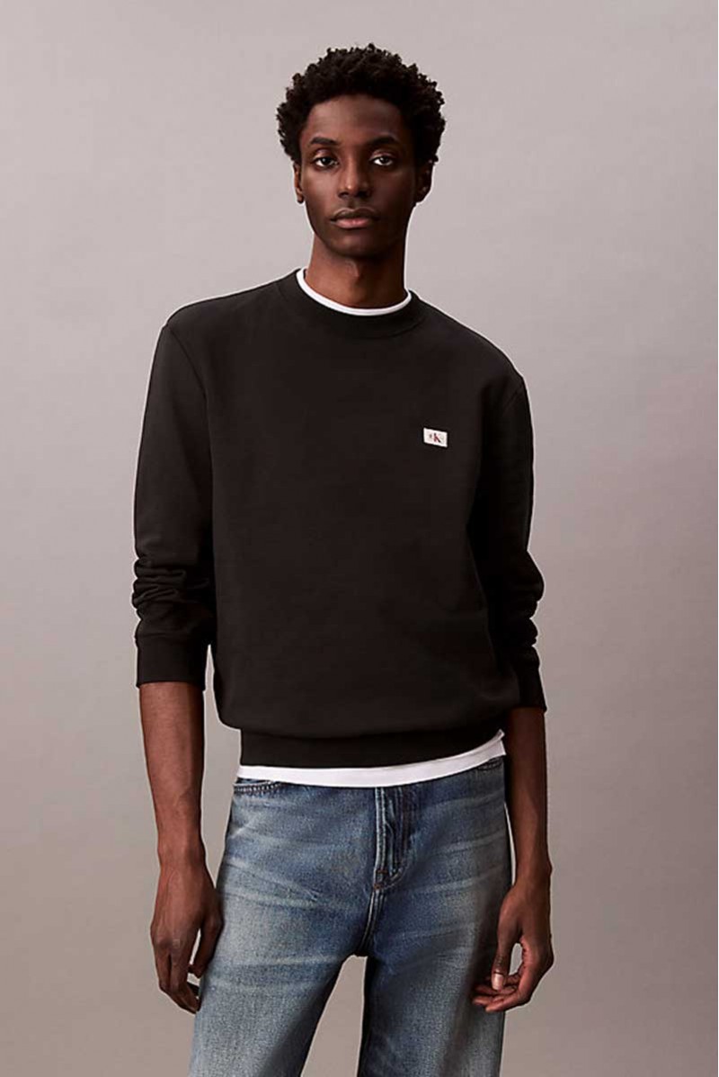 CALVIN KLEIN JEANS FELPA GIROCOLLO JEANSERIA