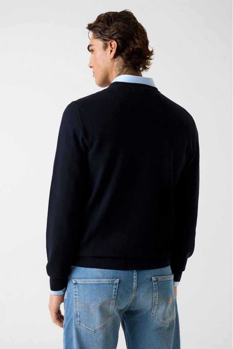 GUESS MAGLIA GIROCOLLO JEANSERIA