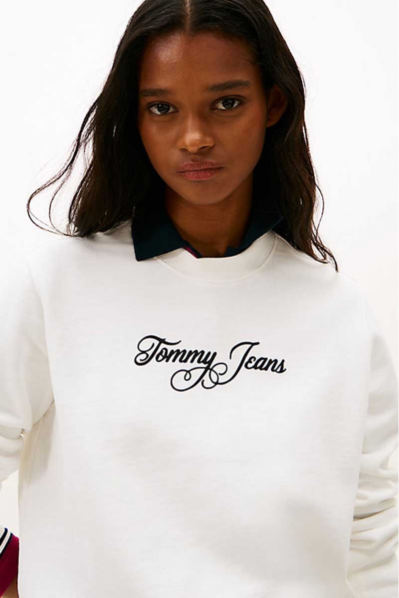 TOMMY HILFIGER FELPA GIROCOLLO JEANSERIA