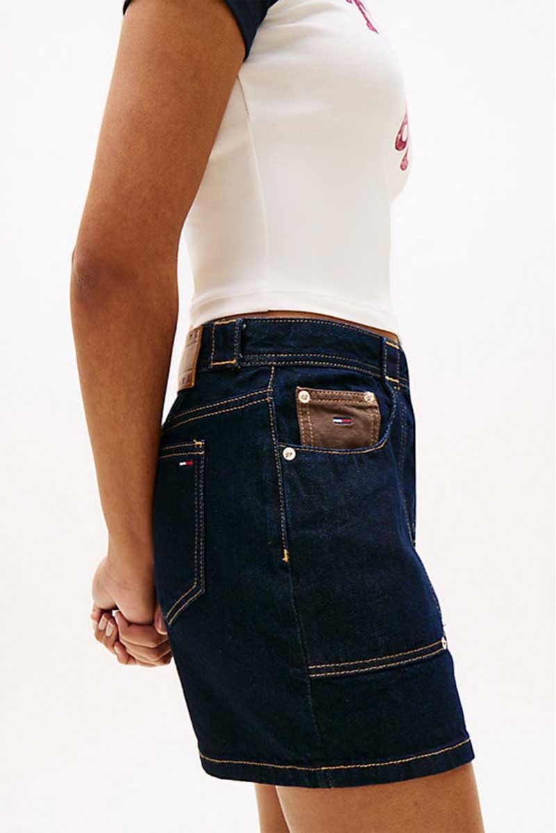 TOMMY HILFIGER GONNA CORTA JEANSERIA