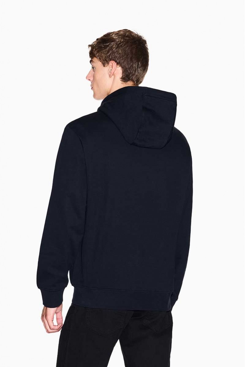 ARMANI EXCHANGE FELPA ZIP CAPPUCCIO CASUAL