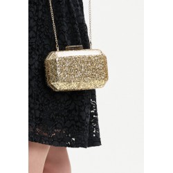 SERENA - CLUTCH RIGIDA GLITTERATA - WB31005