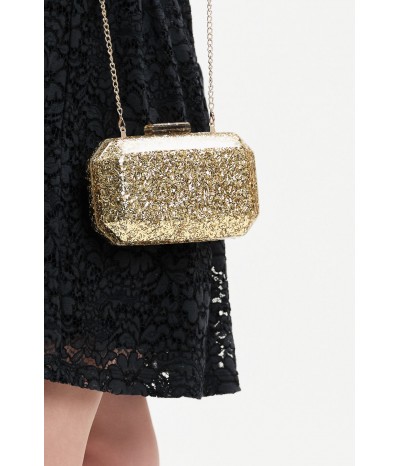 SERENA - CLUTCH RIGIDA GLITTERATA - WB31005