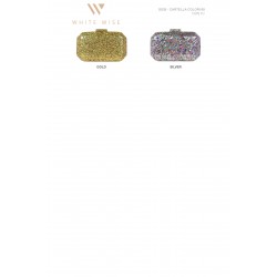 SERENA - CLUTCH RIGIDA GLITTERATA - WB31005
