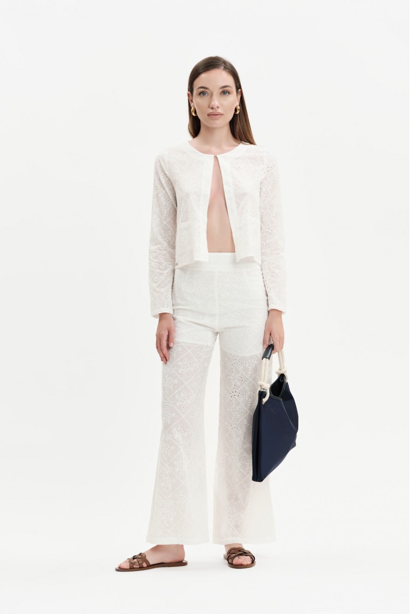 WHITE WISE OLIVIA - BORSA IN NYLON MANICI IN CORDA - WB31014 