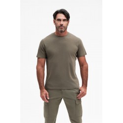 T SHIRT A MANICA CORTA MISTO LINO - WU31010