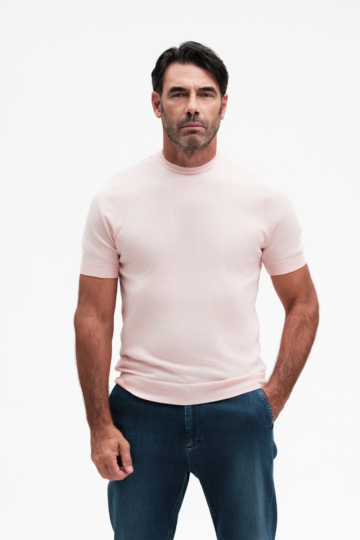 GIROCOLLO MANICA CORTA COTONE GG14 - WU31050