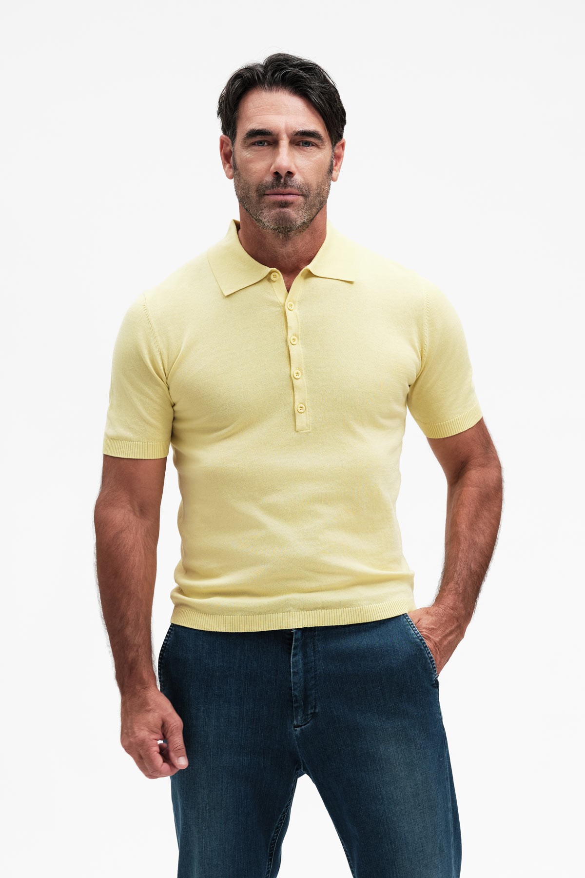 POLO 5 BOTTONI COTONE GG14 - WU31054