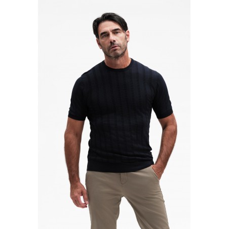 GIROCOLLO MANICA CORTA COSTA PIATTA COTONE GG14 - WU31081