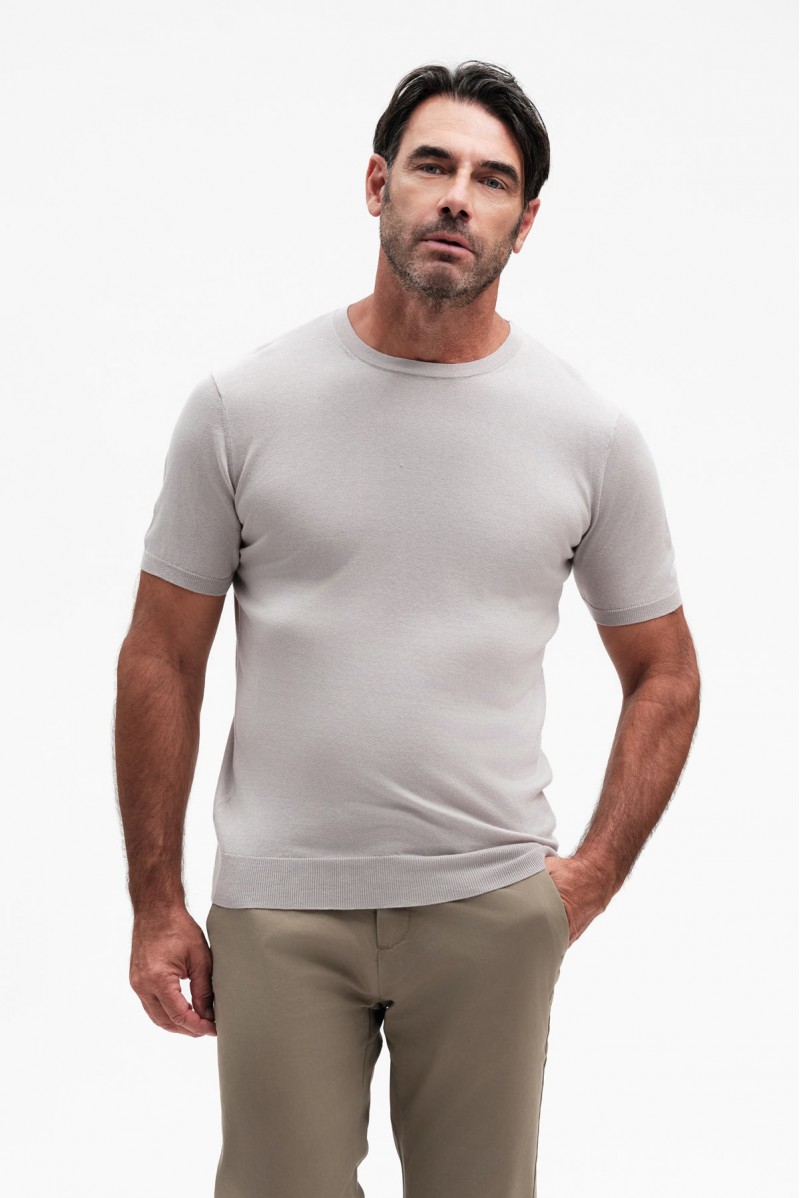 GIROCOLLO MANICA CORTA COTONE TENCEL GG14 - WU31100