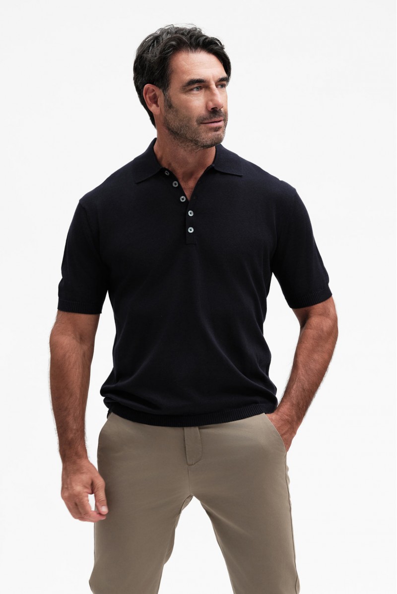 POLO 5 BOTTONI COTONE TENCEL GG14 - WU31102