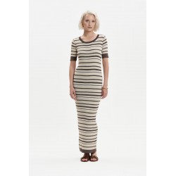 ABITO IN MAGLIA RIGHE LUREX - WW31068