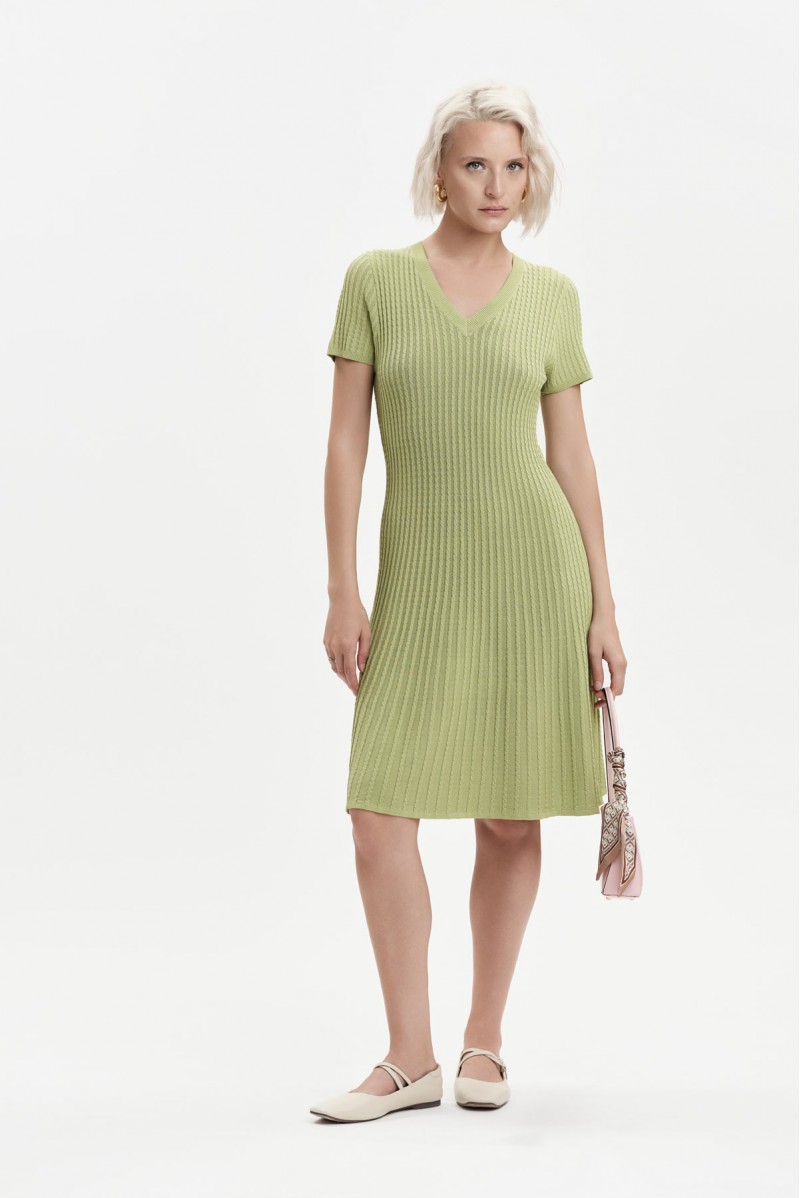 ABITO IN MAGLIA TRECCE - WW31076