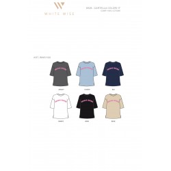 T-SHIRT OVER SCRITTA DRAMA QUEEN STRASS - WW31100