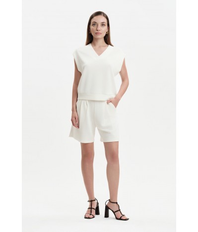 PANTALONCINO CON PINCES MODAL LIGHT - WW31124