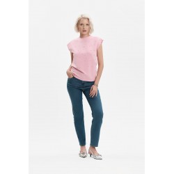 OFELIA - REGULAR HIGH WAIST CON BORCHIE 7oz. - WW31201