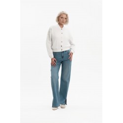 MARTA - PALAZZO DENIM CON SPACCO 7oz - WW31204