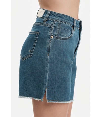 ALICE - DENIM SHORTS CON SPACCHETTO LATERALE - WW31209