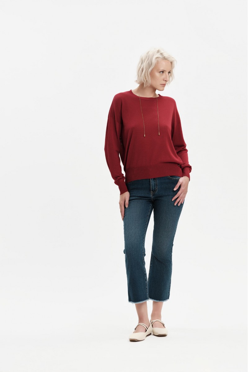 MARZIA - BOOTCUT DENIM CON FRANGE - WW31210