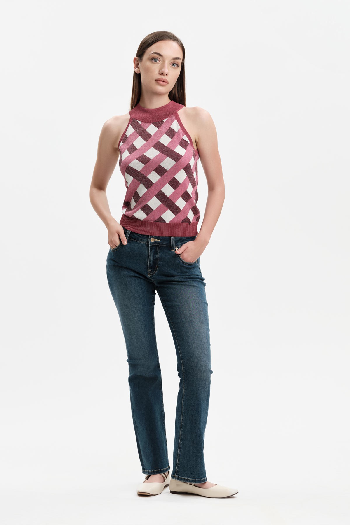 MAYA - JEANS FLARE MEDIUM WAIST - WW31212