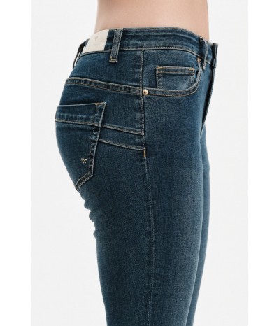 DAFNE - SKINNY DENIM CON SPACCHETTO LATERALE - WW31215