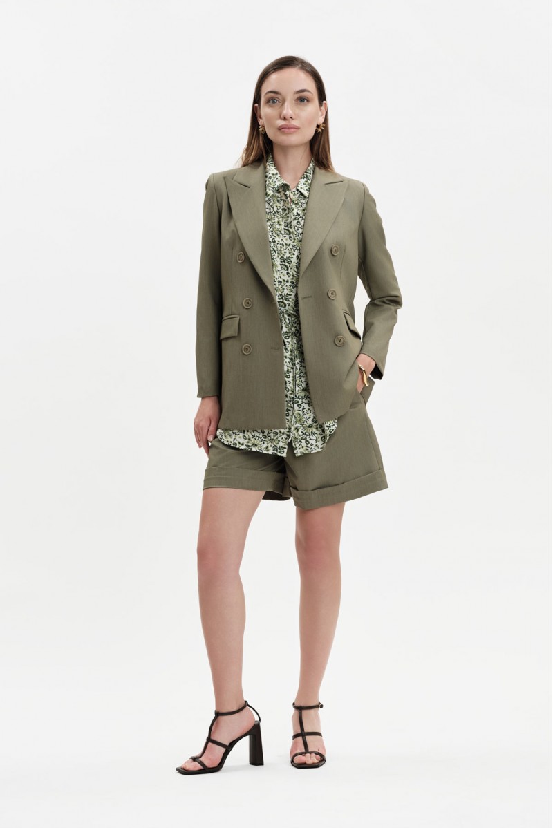 WHITE WISE SHORTS CON PINCES IN FRESCOLANA - WW31331 