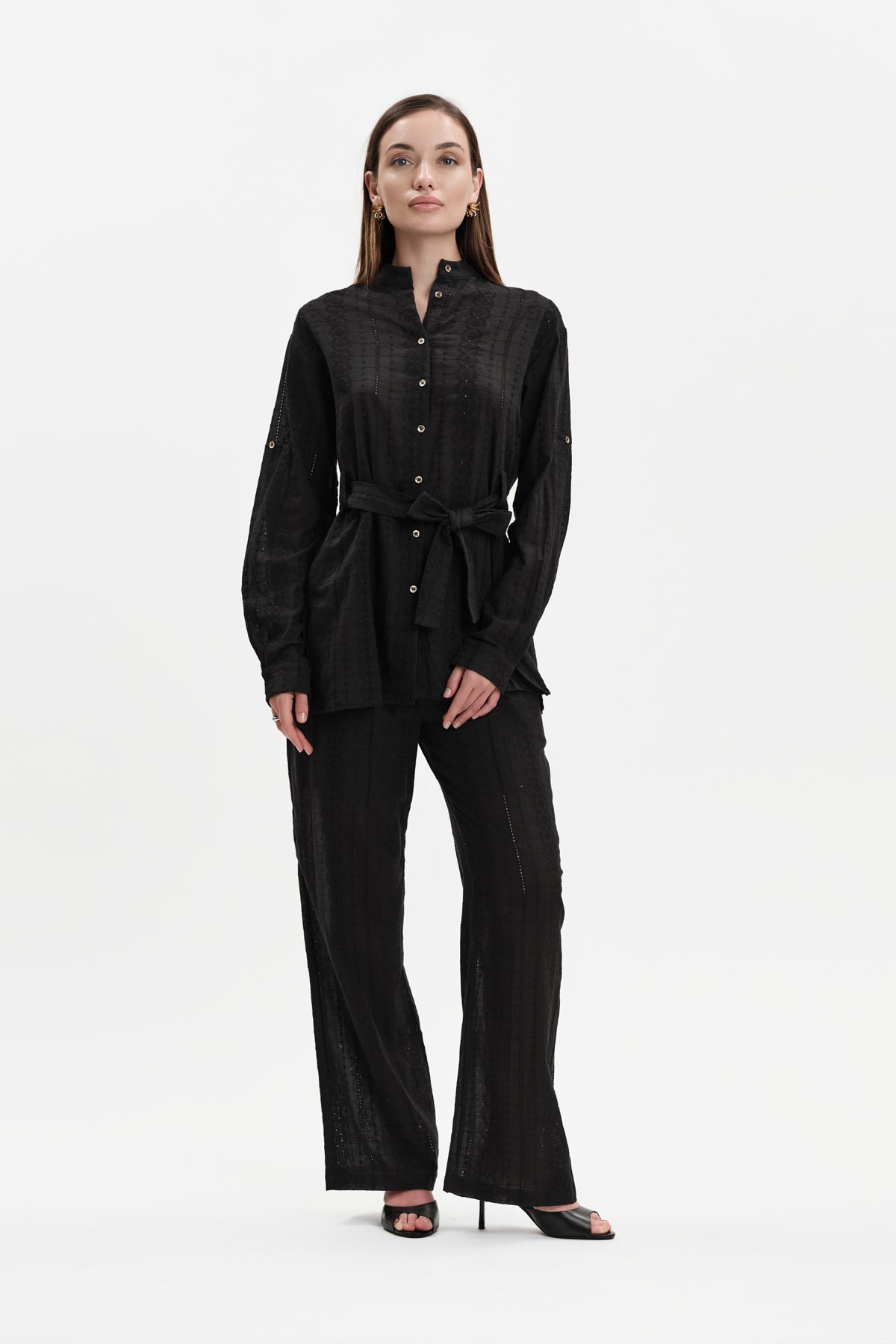 CAMICIONE CON SPACCHI SANGALLO - WW31515