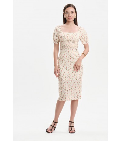 ABITO MIDI FANTASIA FLOREALE - WW31537