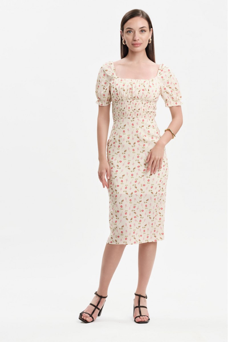 ABITO MIDI FANTASIA FLOREALE - WW31537