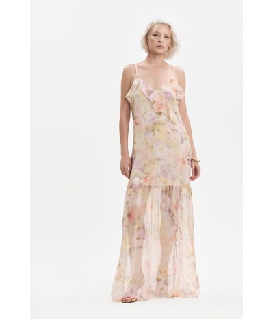 ABITO LUNGO A BALZE - WW31600