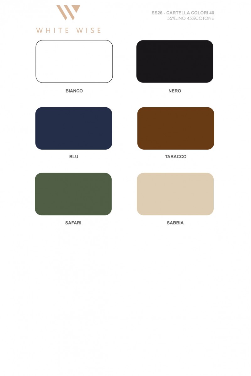 WHITE WISE GILET LUNGO MISTOLINO - WW31650 