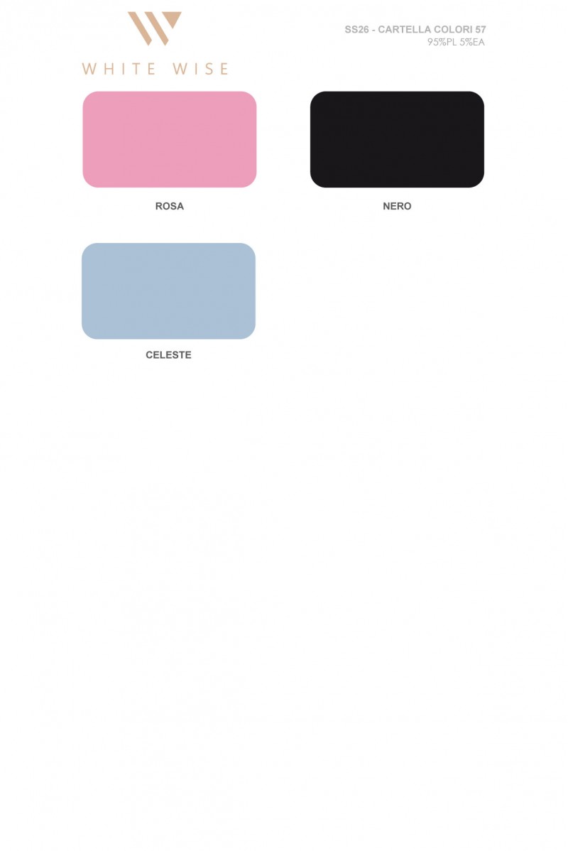 WHITE WISE ABITO CON GONNA IN GEORGETTE - WW31663 