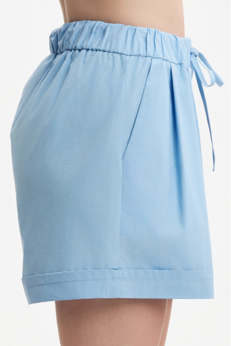 WHITE WISE SHORTS CON COULISSE POPELINE - WW31692 