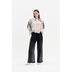 BLUSA IN GEORGETTE FANTASIA CASHMERE - WW31811