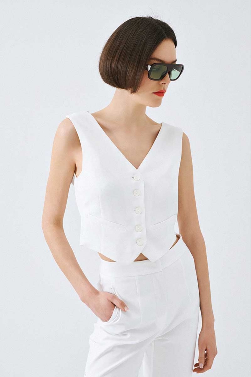 ACCESS FASHION GILET BOTTONI CASUAL