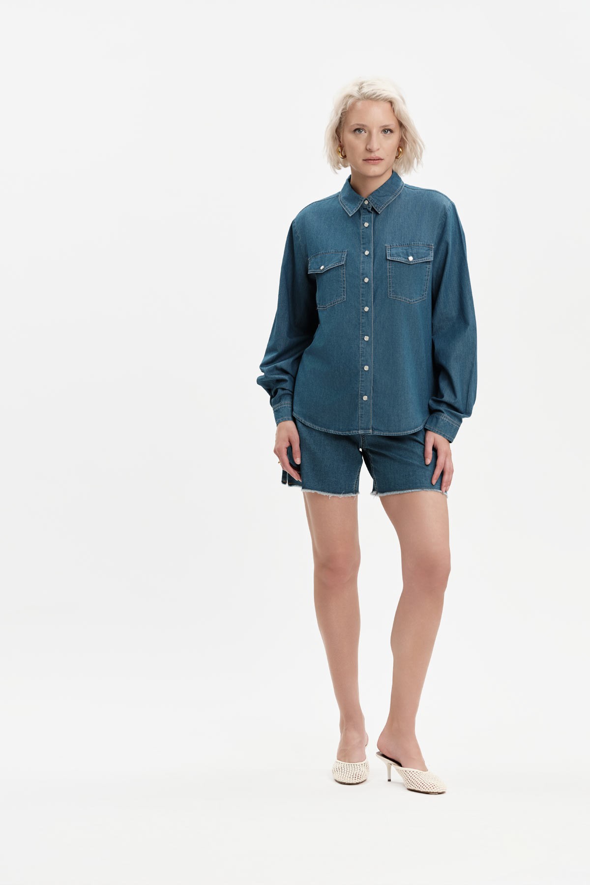 CAMICIA IN CHAMBRAY - WW31255